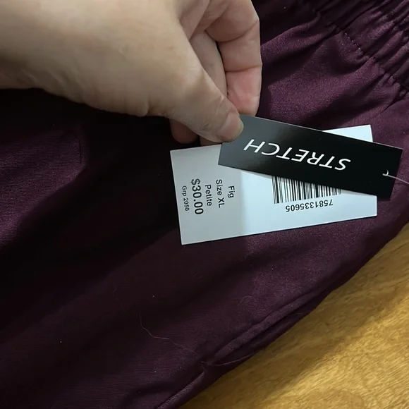 New with tags- BonWorth pants and jacket in fig - Picture 5 of 10